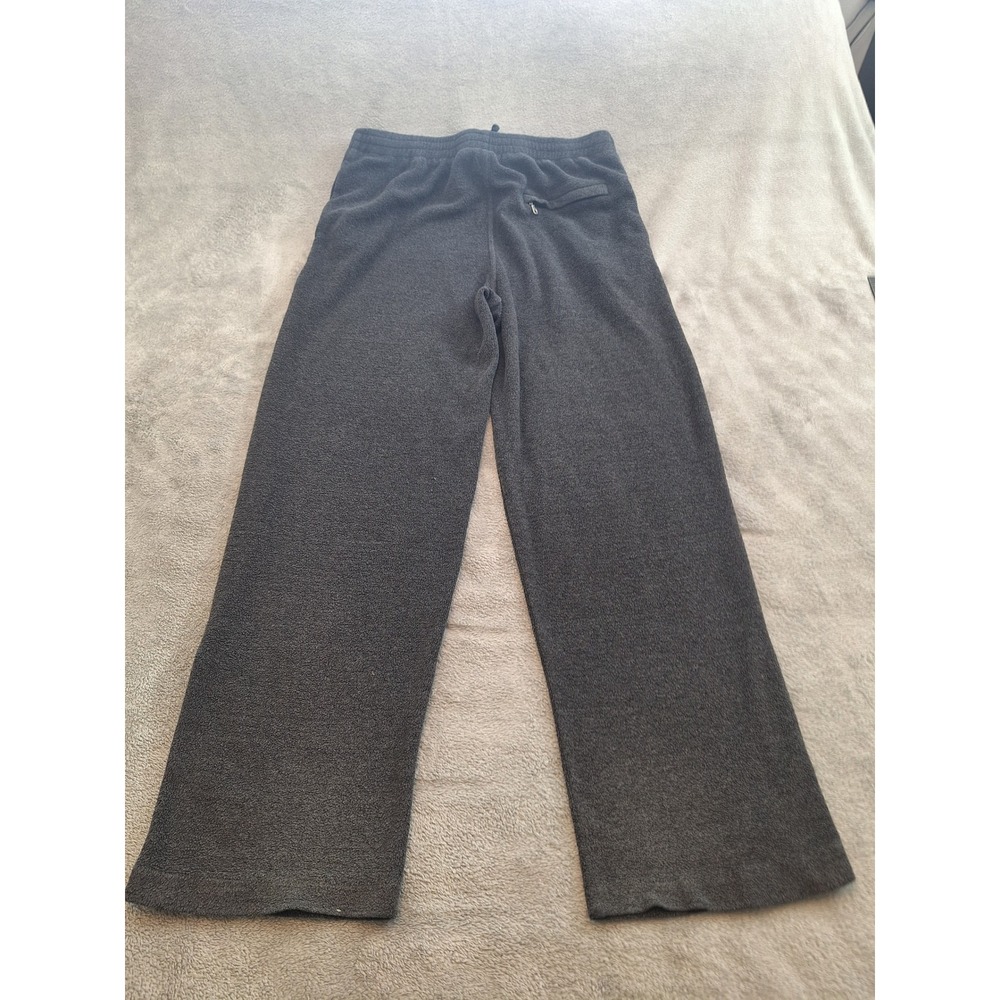 Perry Ellis America Active Mens Fleece Sweatpants Gray Drawstring Ankle Zip L - Picture 5 of 9